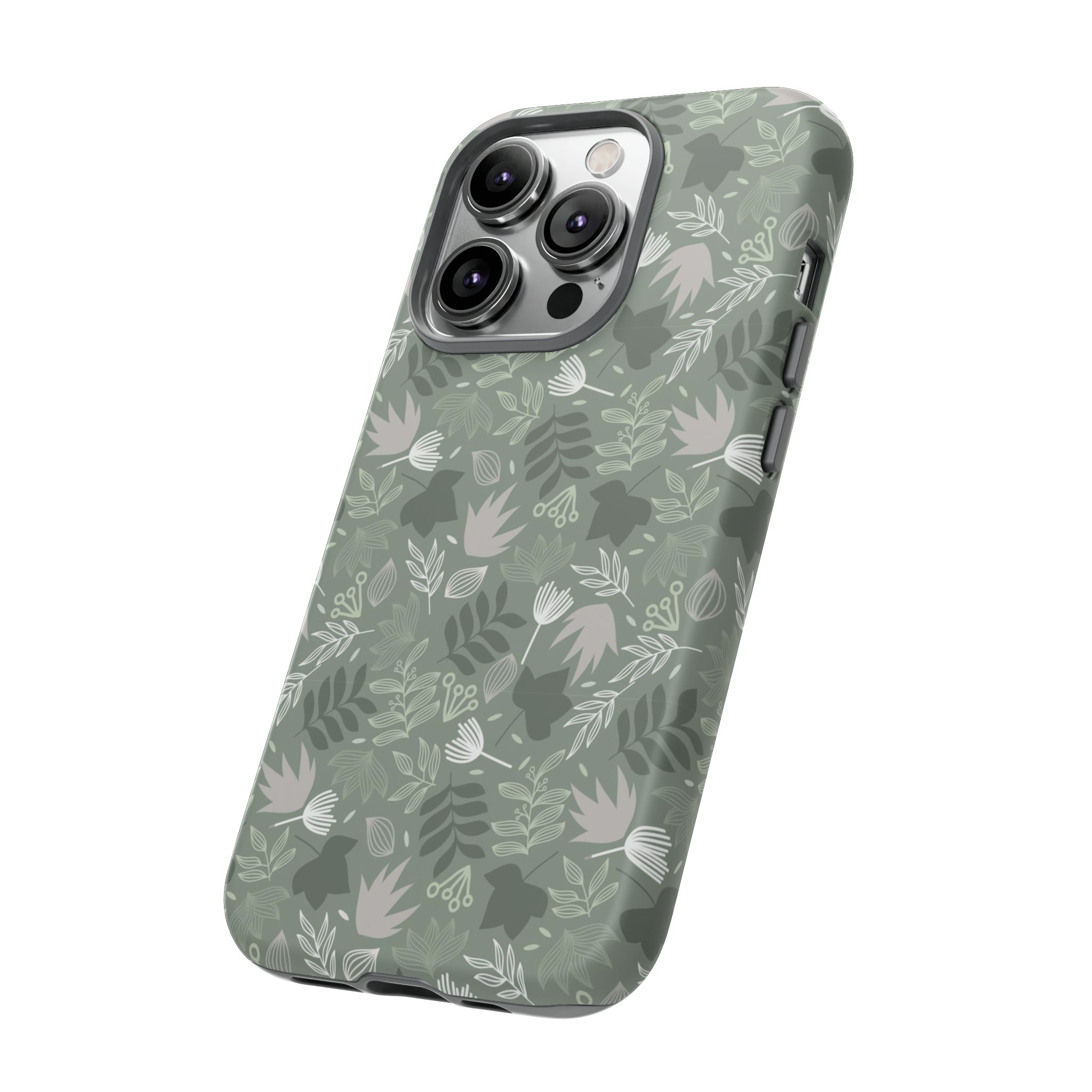 Jungle Green Leaf - Protective Phone Case