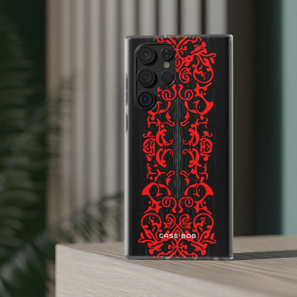 Crimson Spiral Samsung S22 Ultra Case - Soft