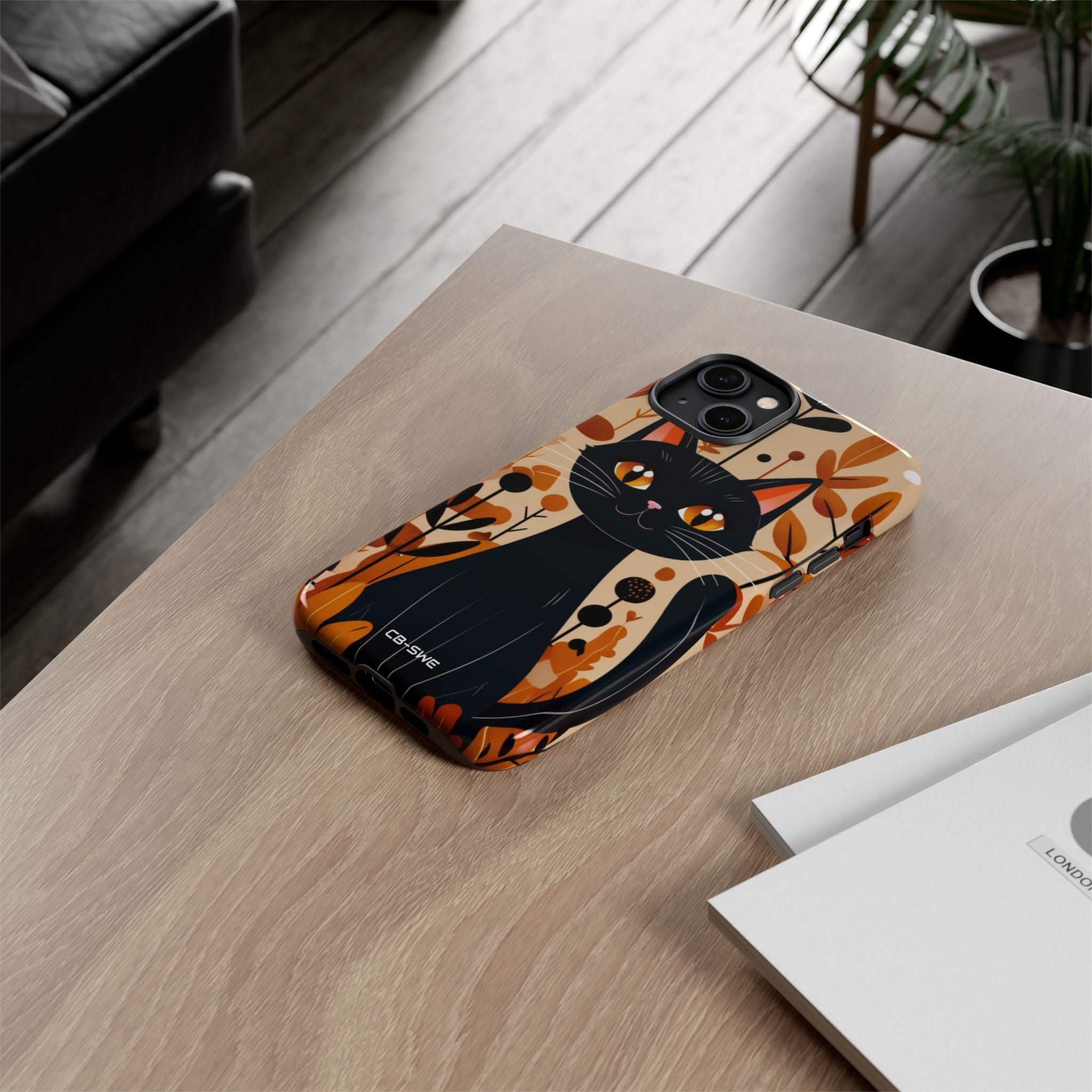 Autumnal Cat Whimsy - iPhone Case