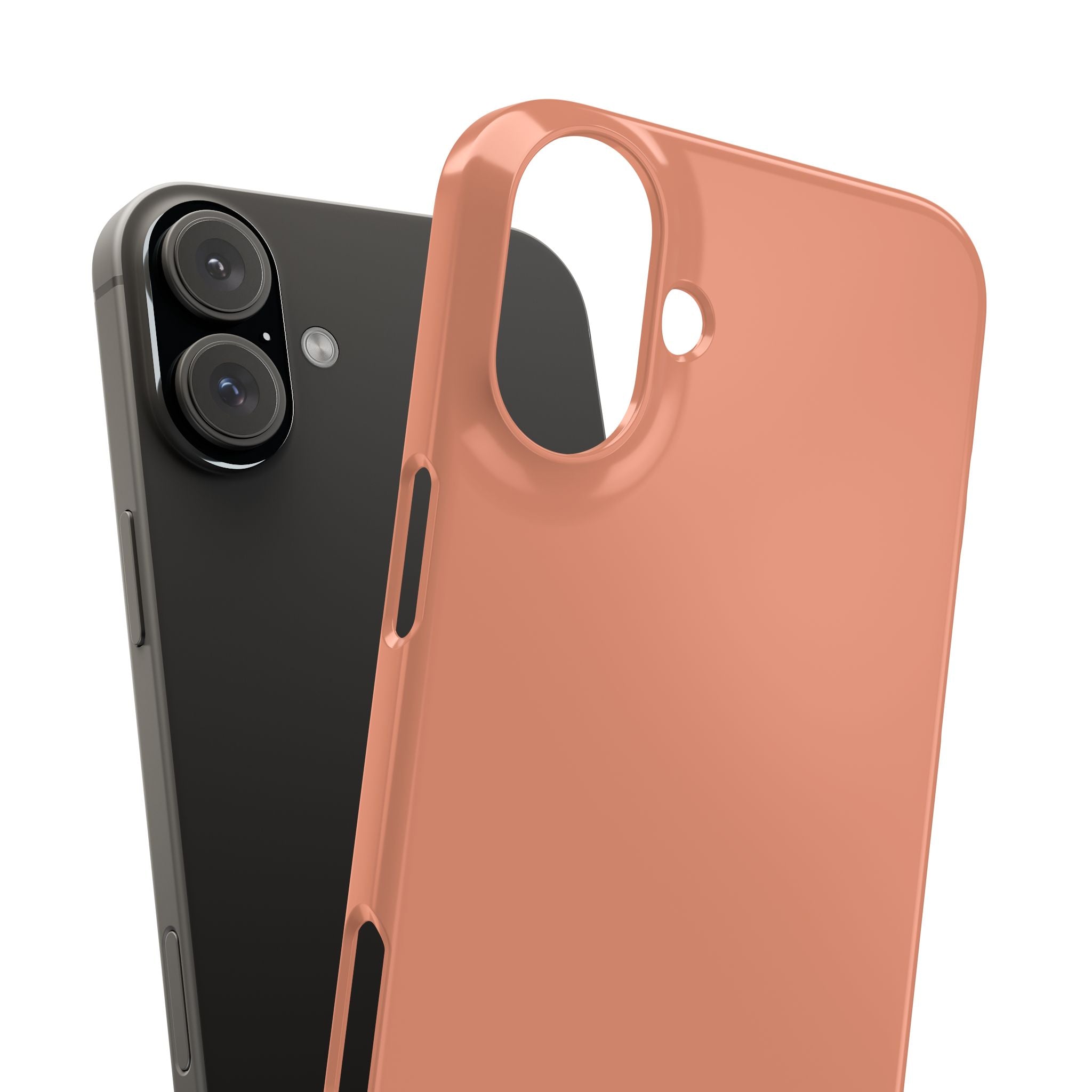 Dark Salmon iPhone 16 - Slim Phone Case