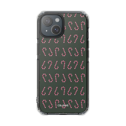 Candy Canes Aligned iPhone Case - Impact