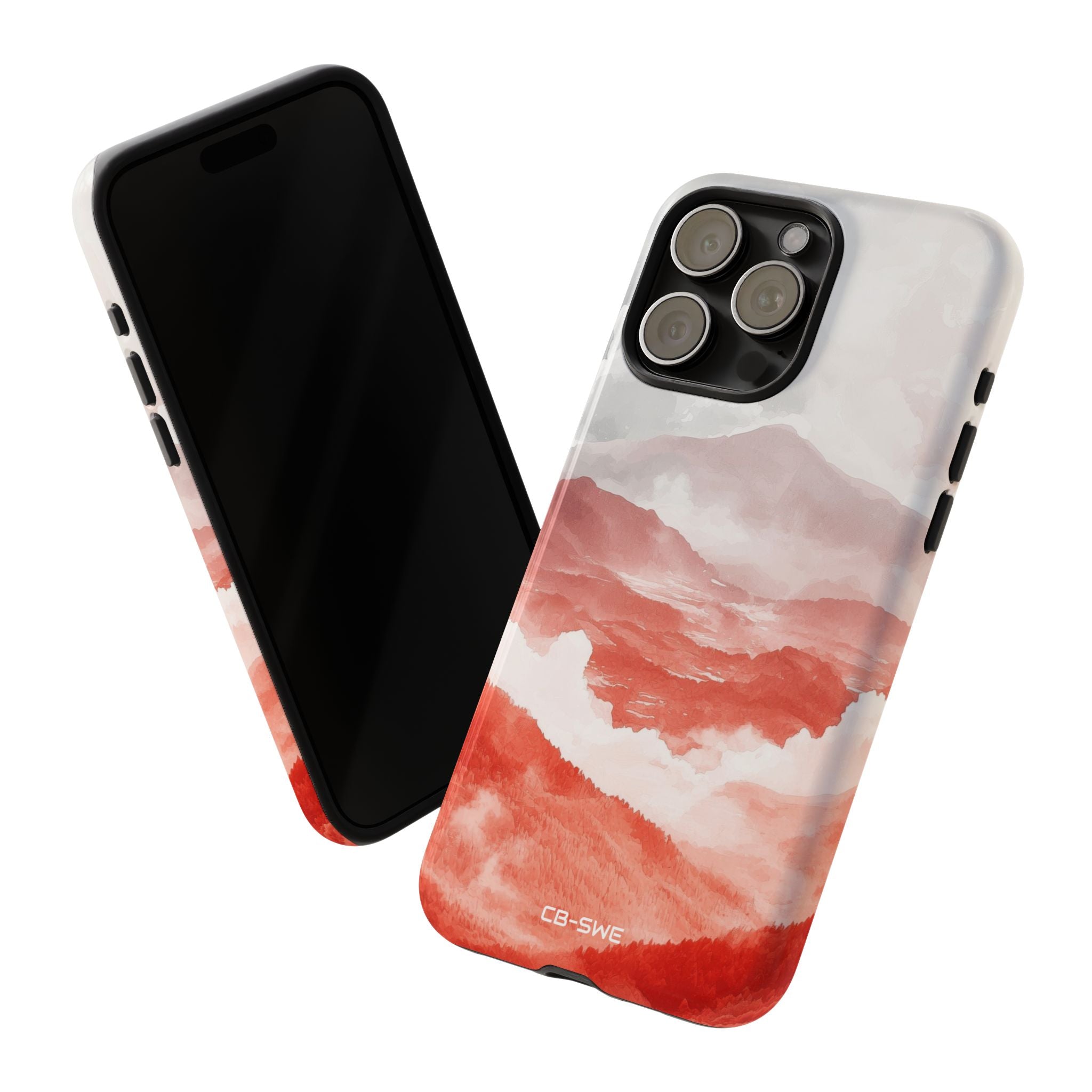 Mountain Flames Rise - iPhone Case