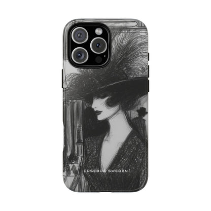 Timeless Elegance in Monochrome iPhone 16 - Tough Phone Case