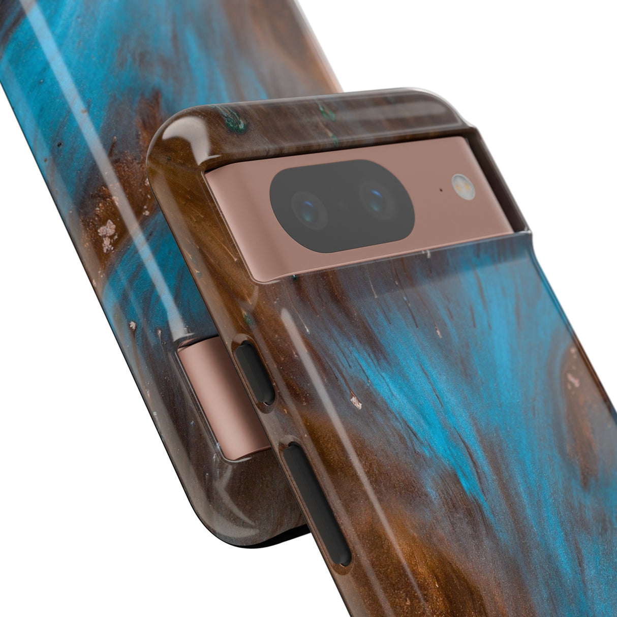 Blue Lagoon Ink Art - Protective Phone Case