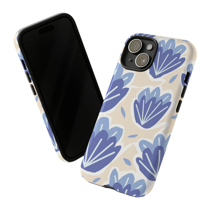 Light Blue Happy Flower - Protective Phone Case