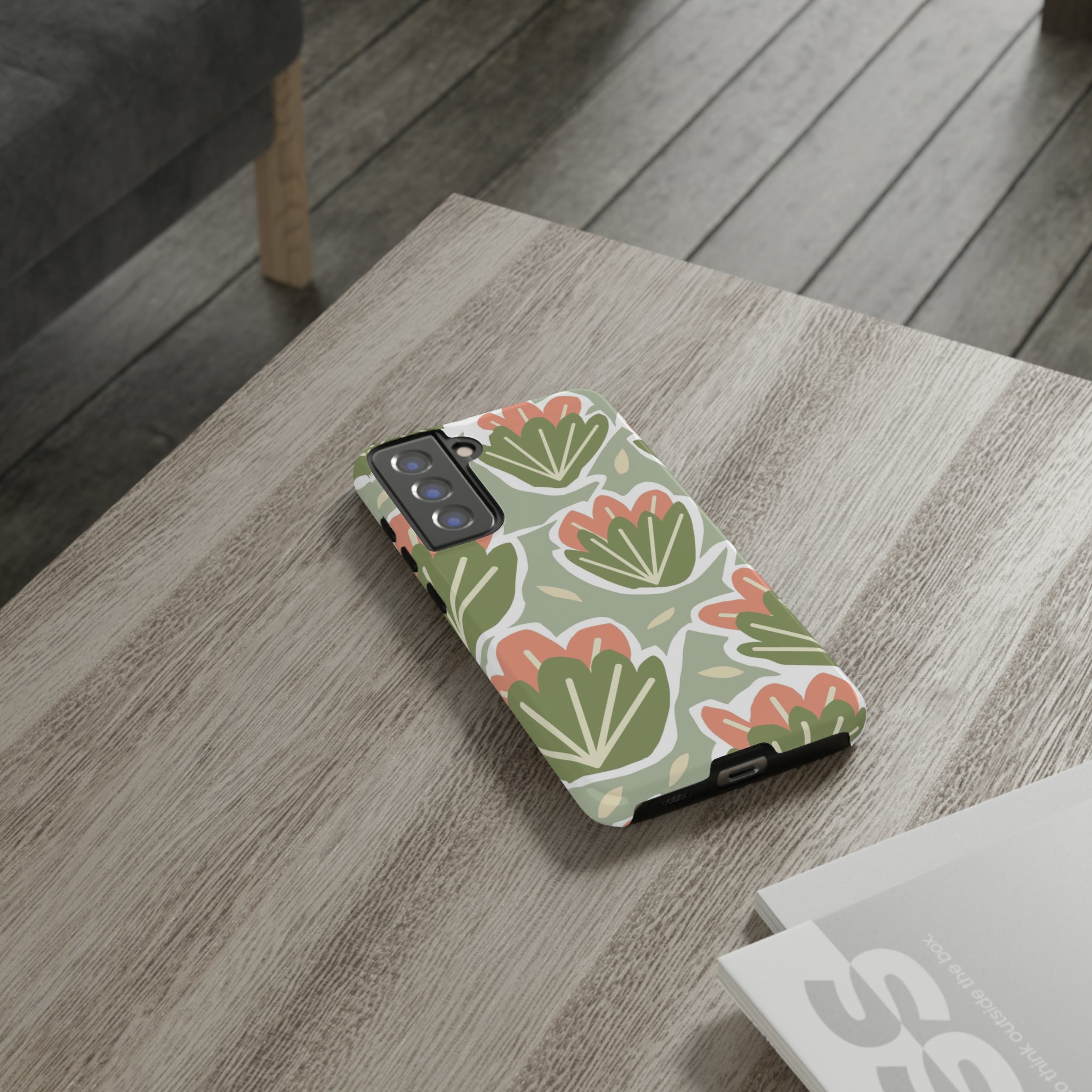 Earth Happy Flower - Protective Phone Case