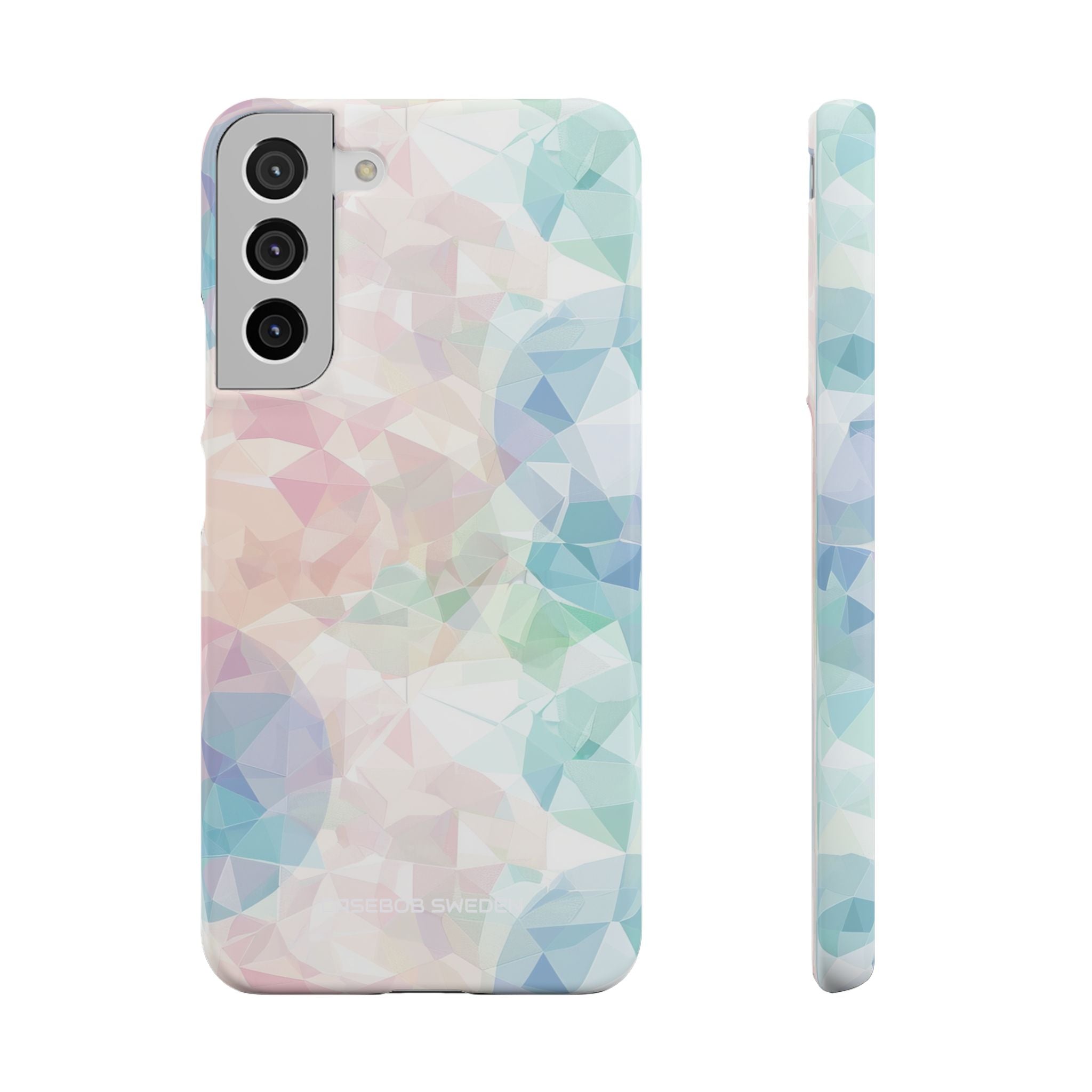 Pastel Geometry Background - Slim Samsung S22 Phone Case