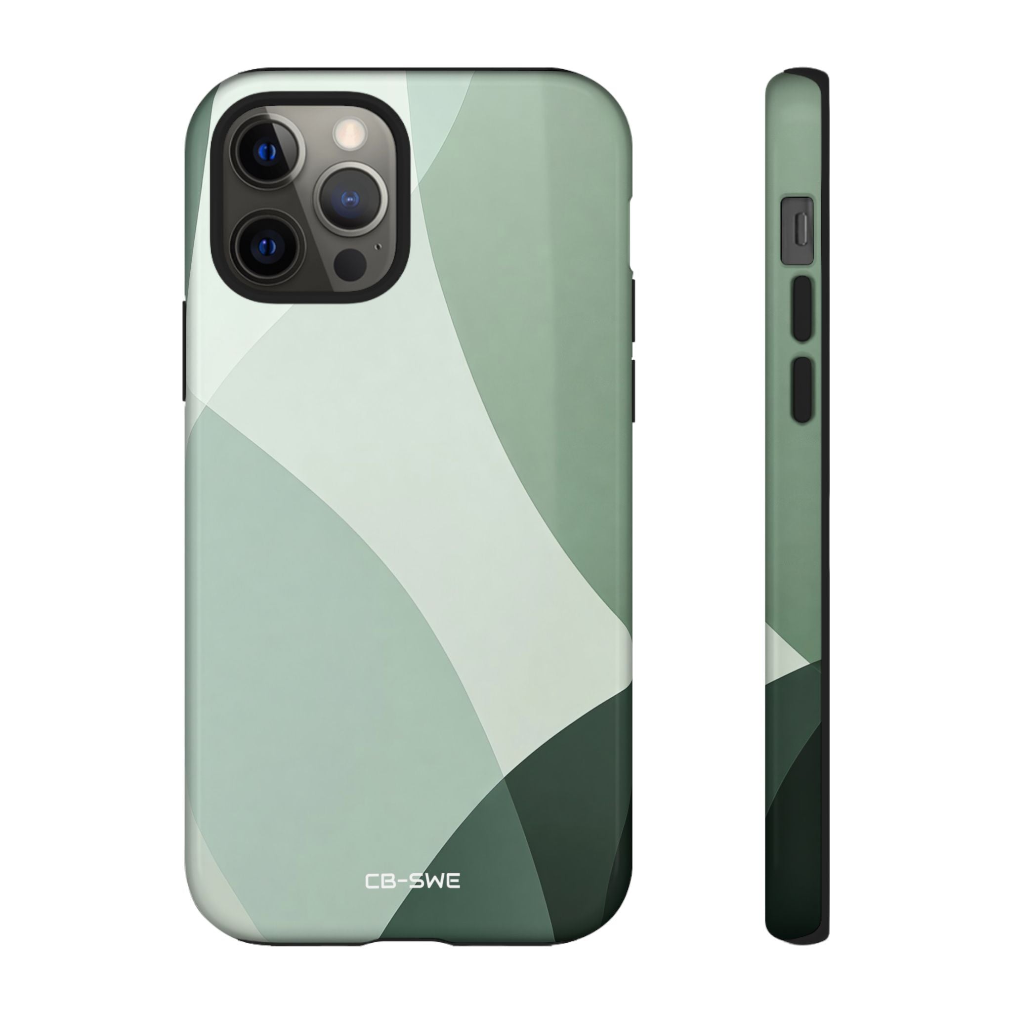 Flowing Green Harmony - iPhone Case