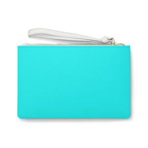 Aqua Blue Clutch Bag