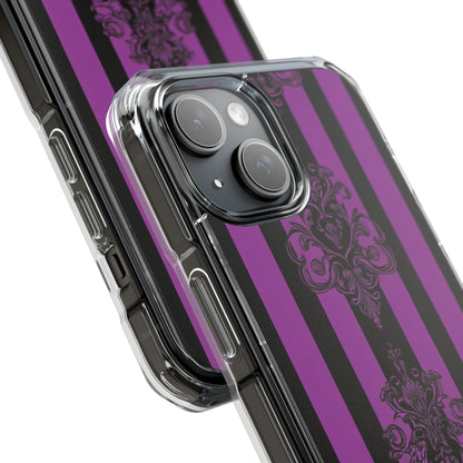 Ornamental Violet Stripes iPhone 15 Case - Impact