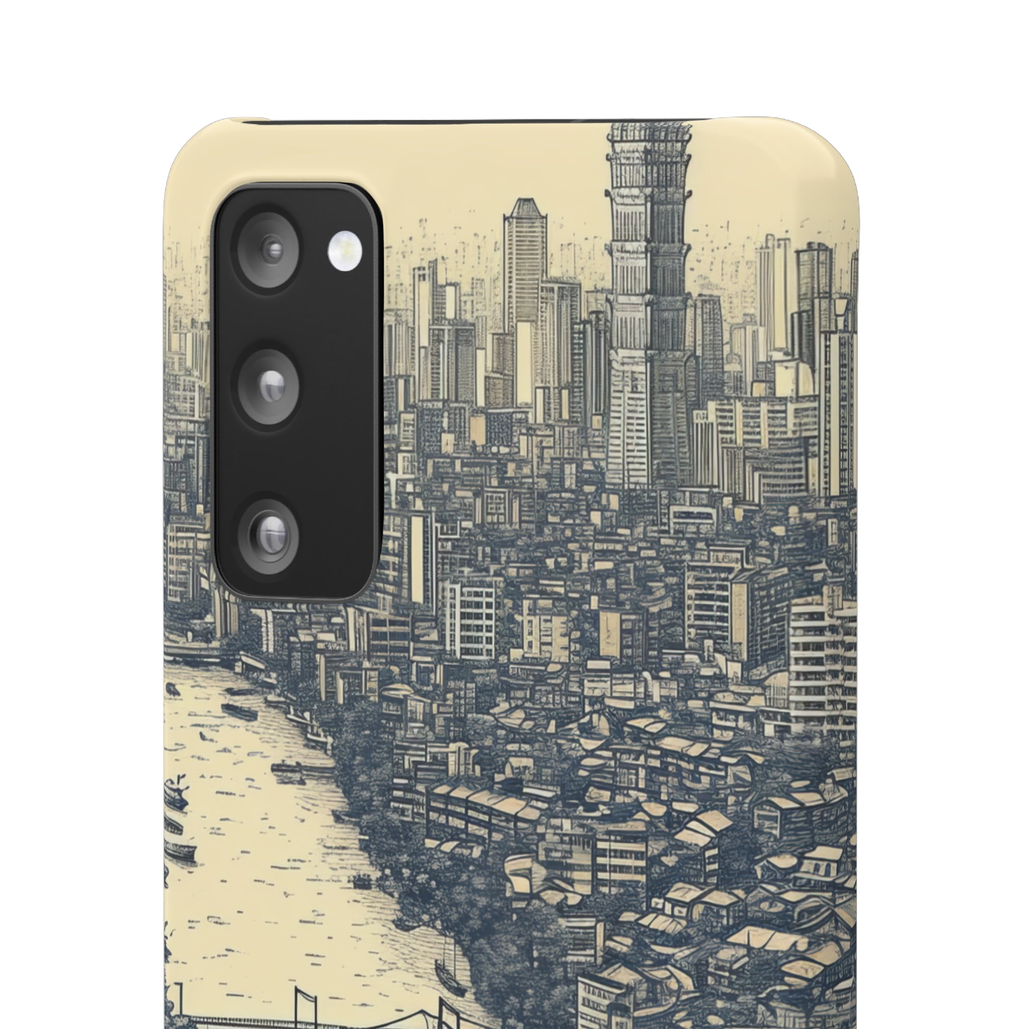 Nostalgic Metropolis | Slim Phone Case for Samsung