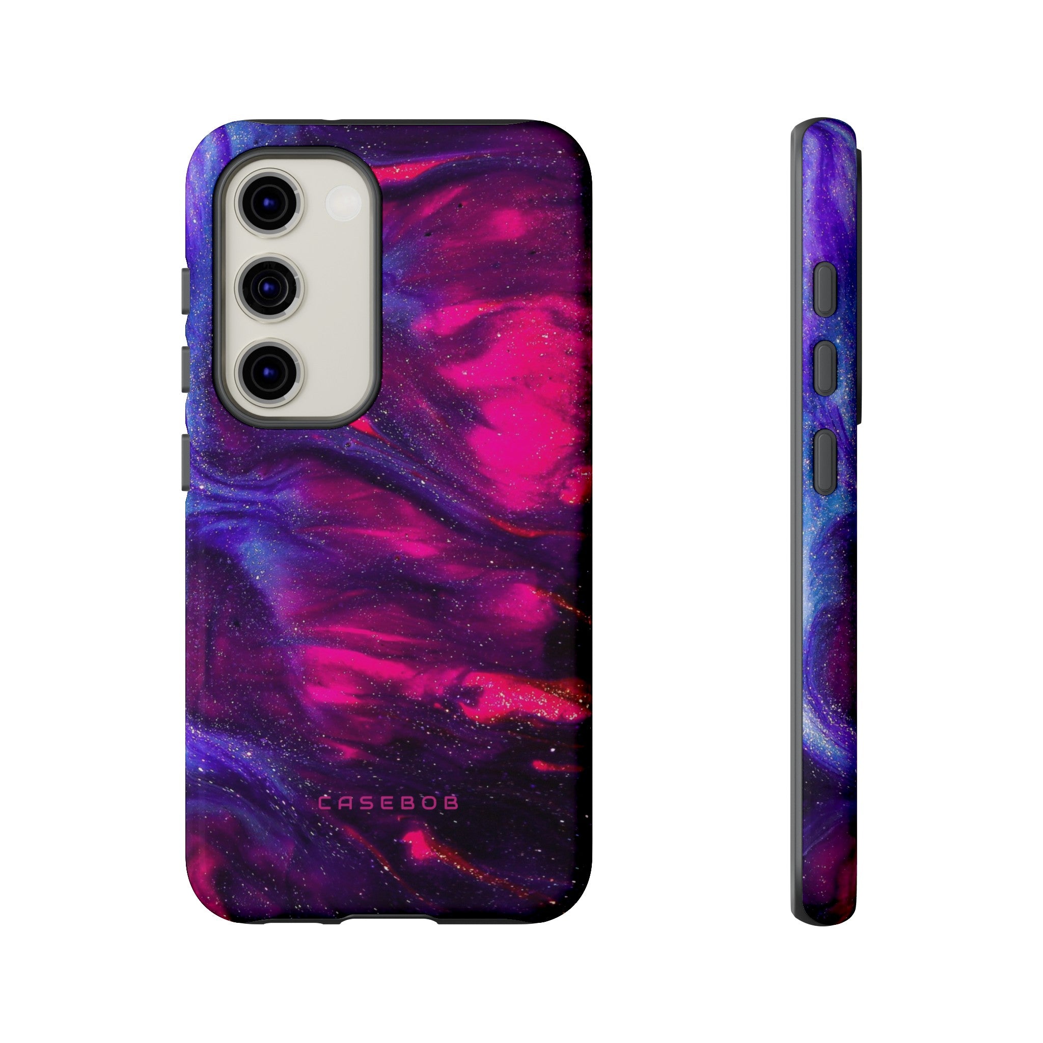 Deep Purple Ink Art - Protective Phone Case