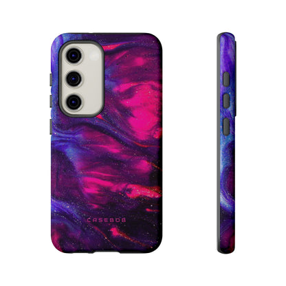 Deep Purple Ink Art - Protective Phone Case