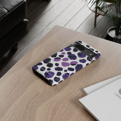 Purple Inkblots Google Pixel 7 - Tough Phone Case