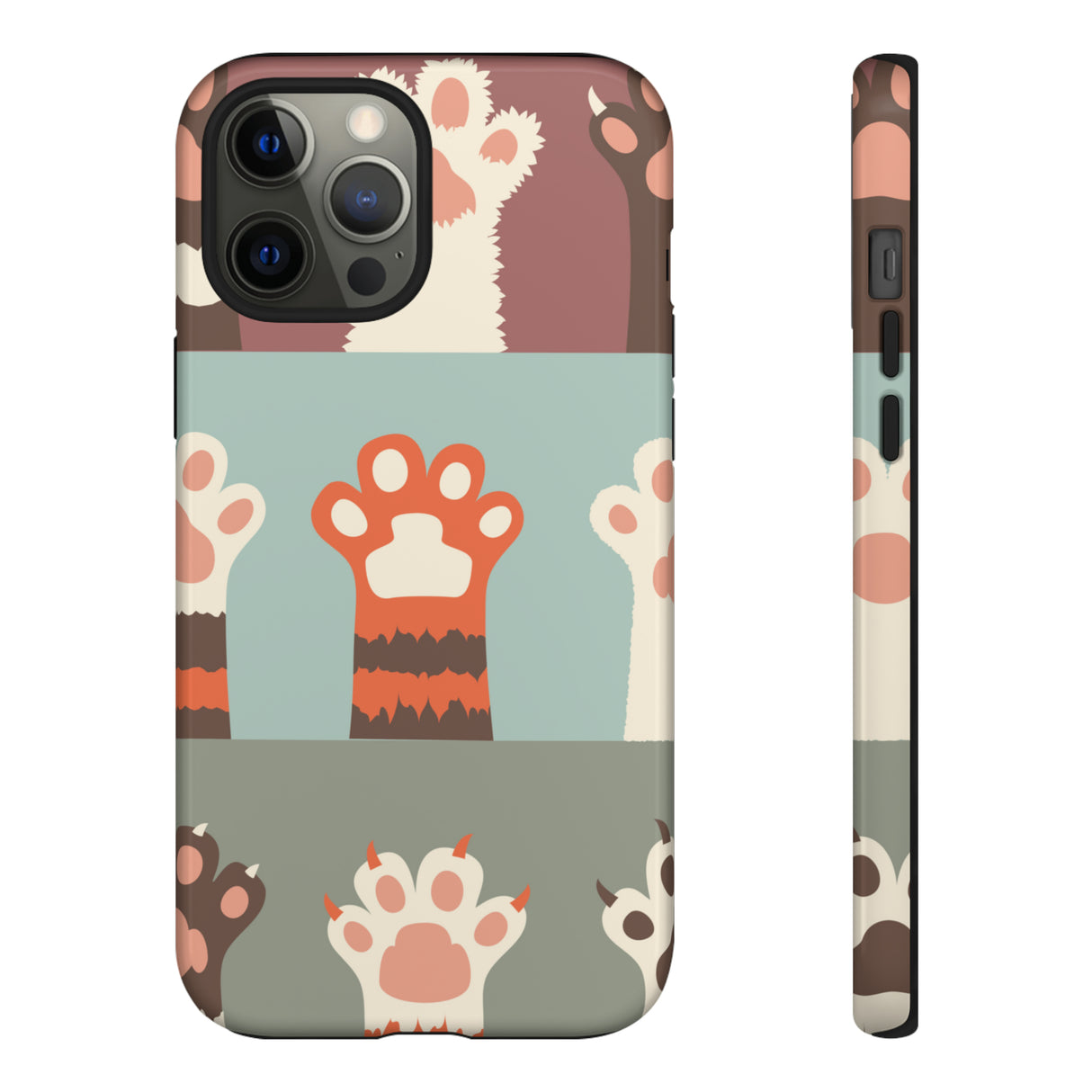 Vintage Cat Paw - Protective Phone Case