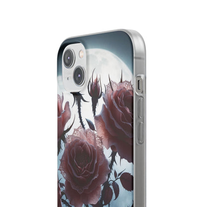 Luminous Rose Thorns iPhone 14 Plus Case - Soft