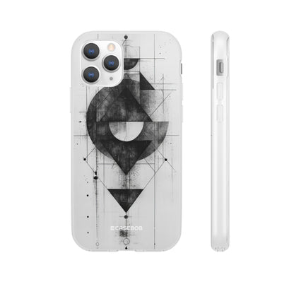 Monochrome Geometry | Flexible Phone Case for iPhone