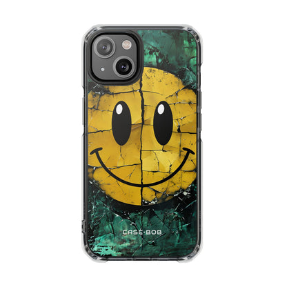 Cracked Smiley iPhone 14 Case - Impact