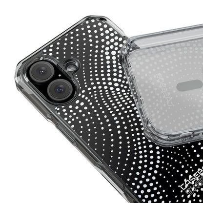 Waves of Dots iPhone 16 - Impact Clear+