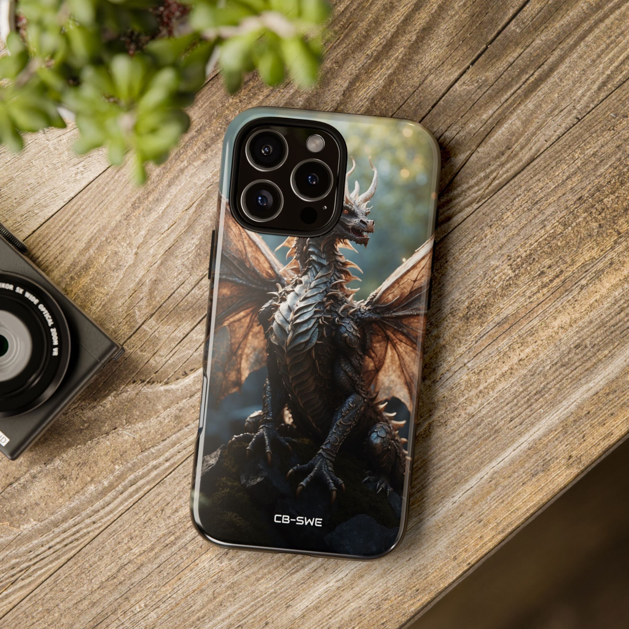 Majestic Dragon Glows - iPhone Case