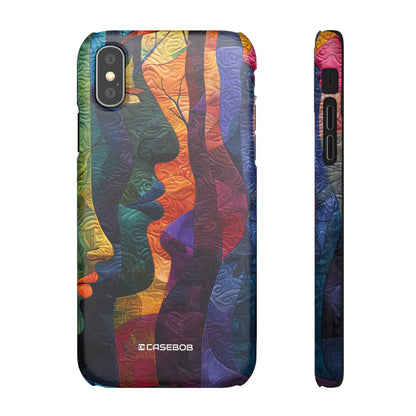 Interwoven Vibrance | Slim Phone Case for iPhone