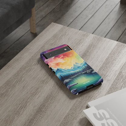 Mystical Mountain Sunset - Google Pixel Case