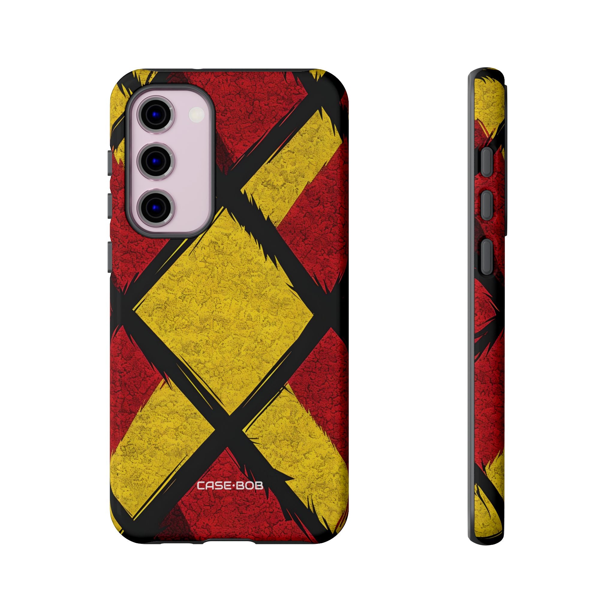 Vibrant Geometric Diamonds Samsung S23+ Case • Tough