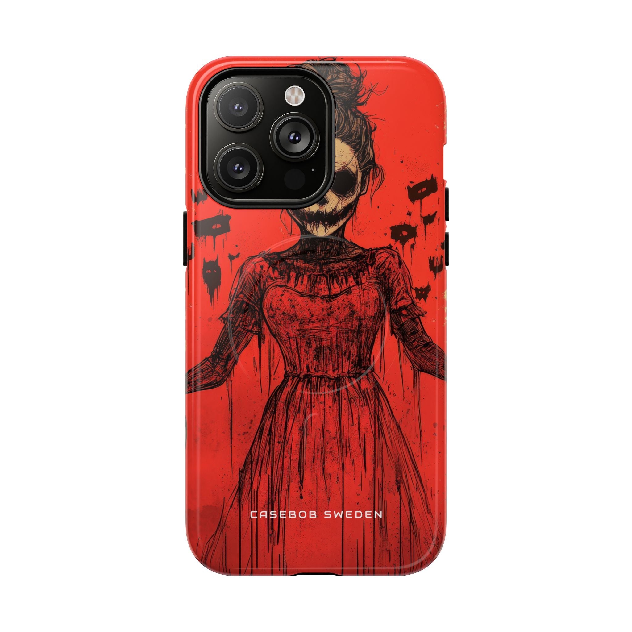 Haunting Scarlet Descent iPhone 14  Tough+ Phone Case