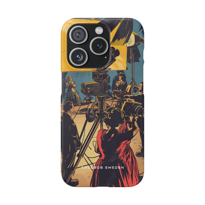 Golden Era Cinematic Spotlight iPhone 15 - Slim Phone Case