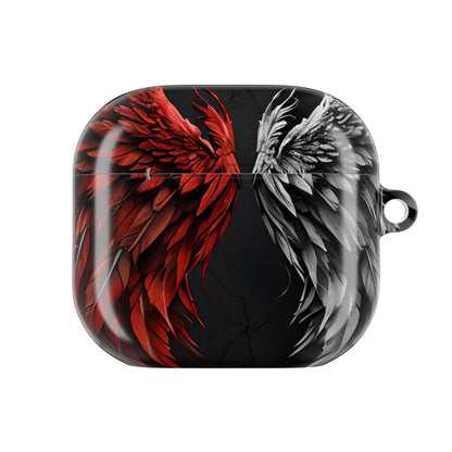 Crimson Silver Wings - AirPods Case