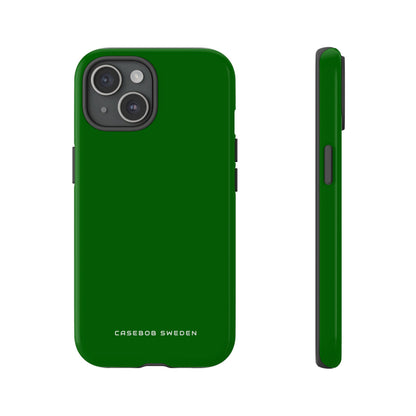 Dark Green iPhone 15 - Tough Phone Case