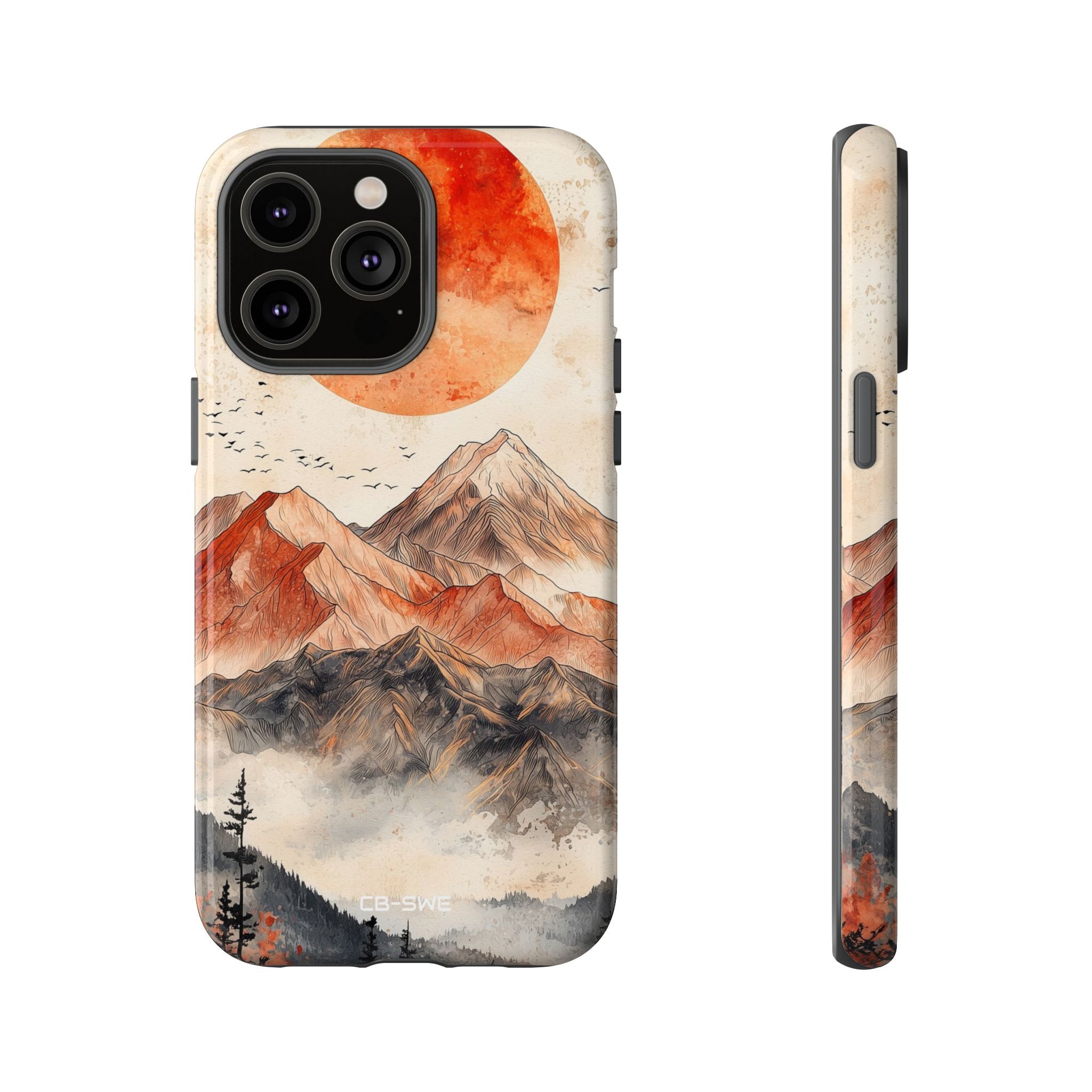 Mountains Greet Sun - iPhone Case