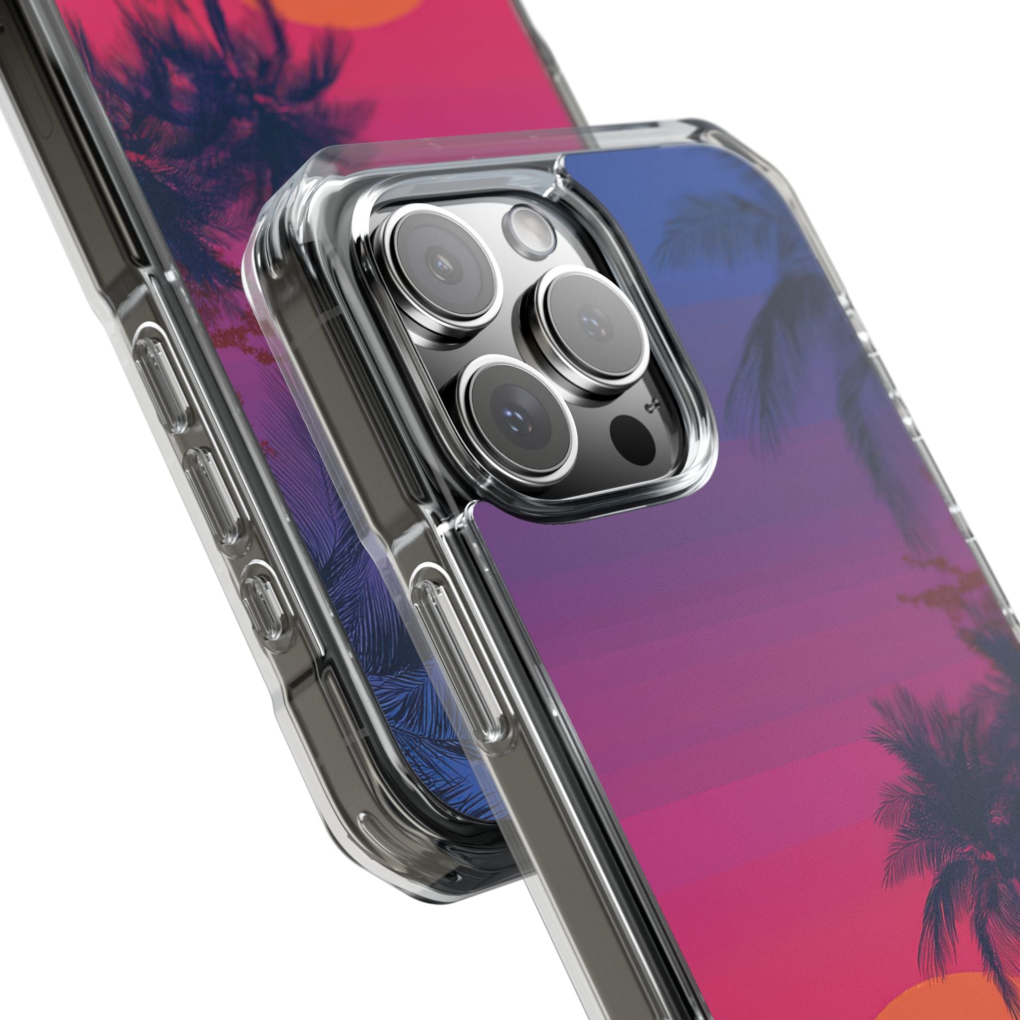 Tropical Sunset Silhouettes iPhone Case - Impact