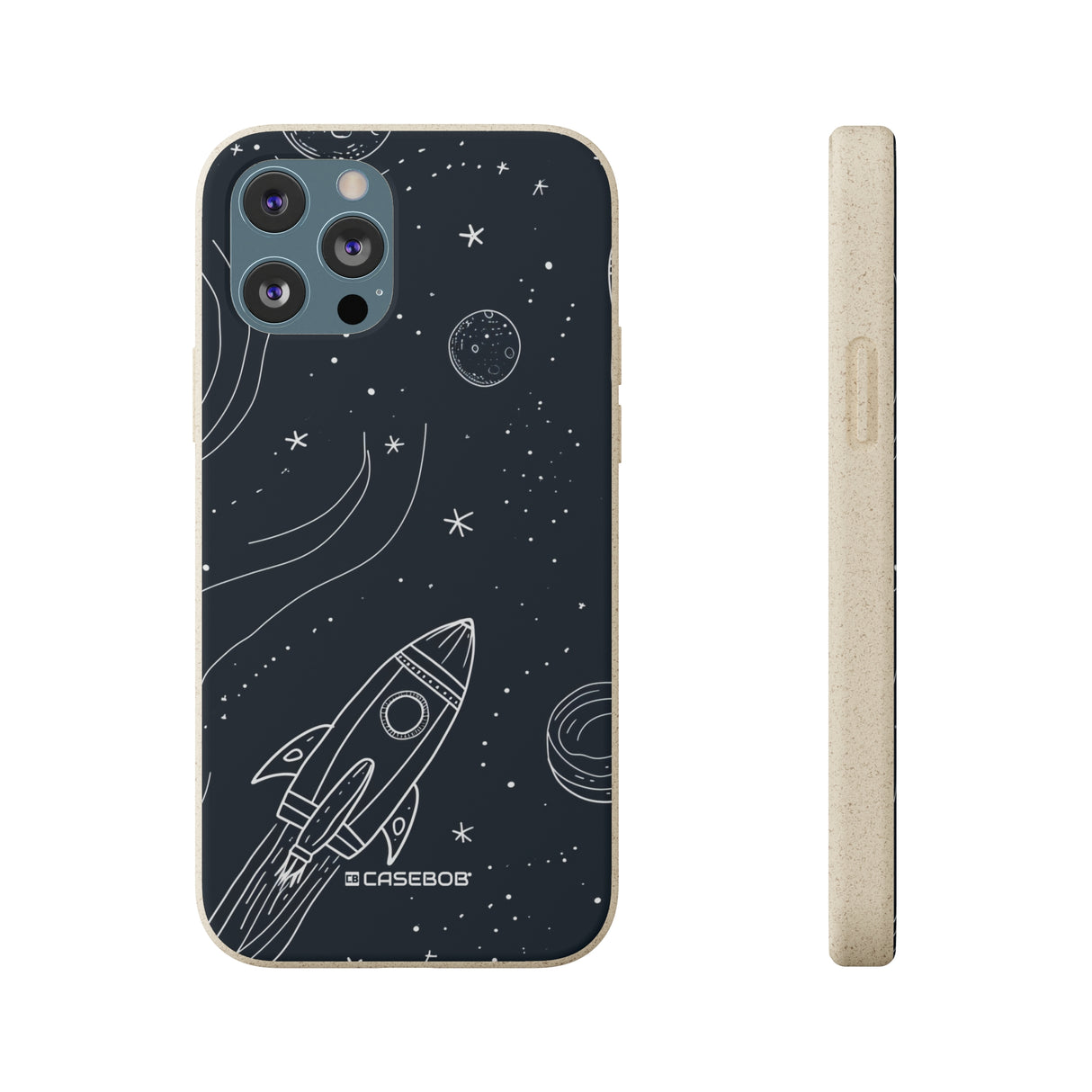 Cosmic Doodle Adventure | Biodegradable Phone Case