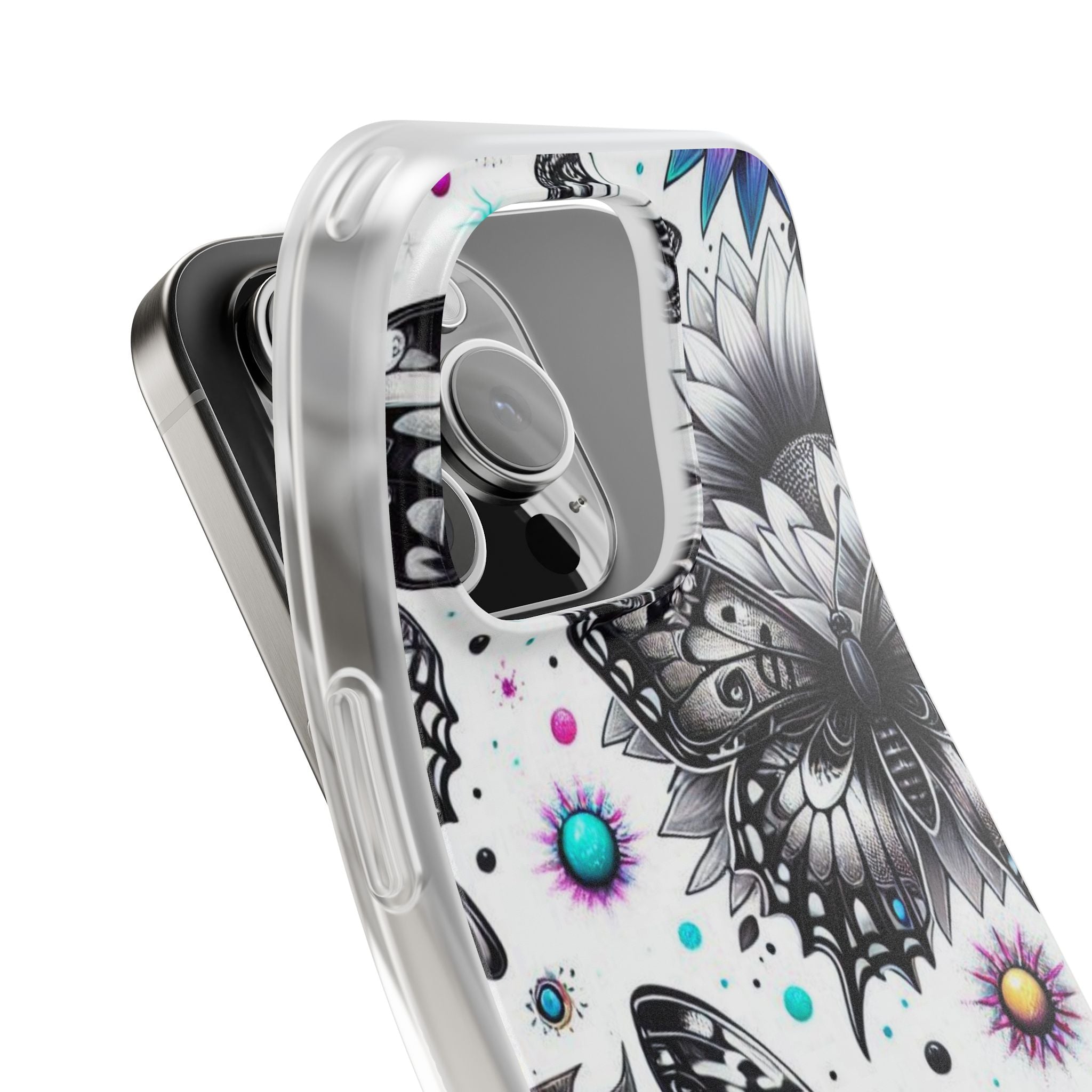 Butterfly Bloom iPhone 16 Pro Case - Soft