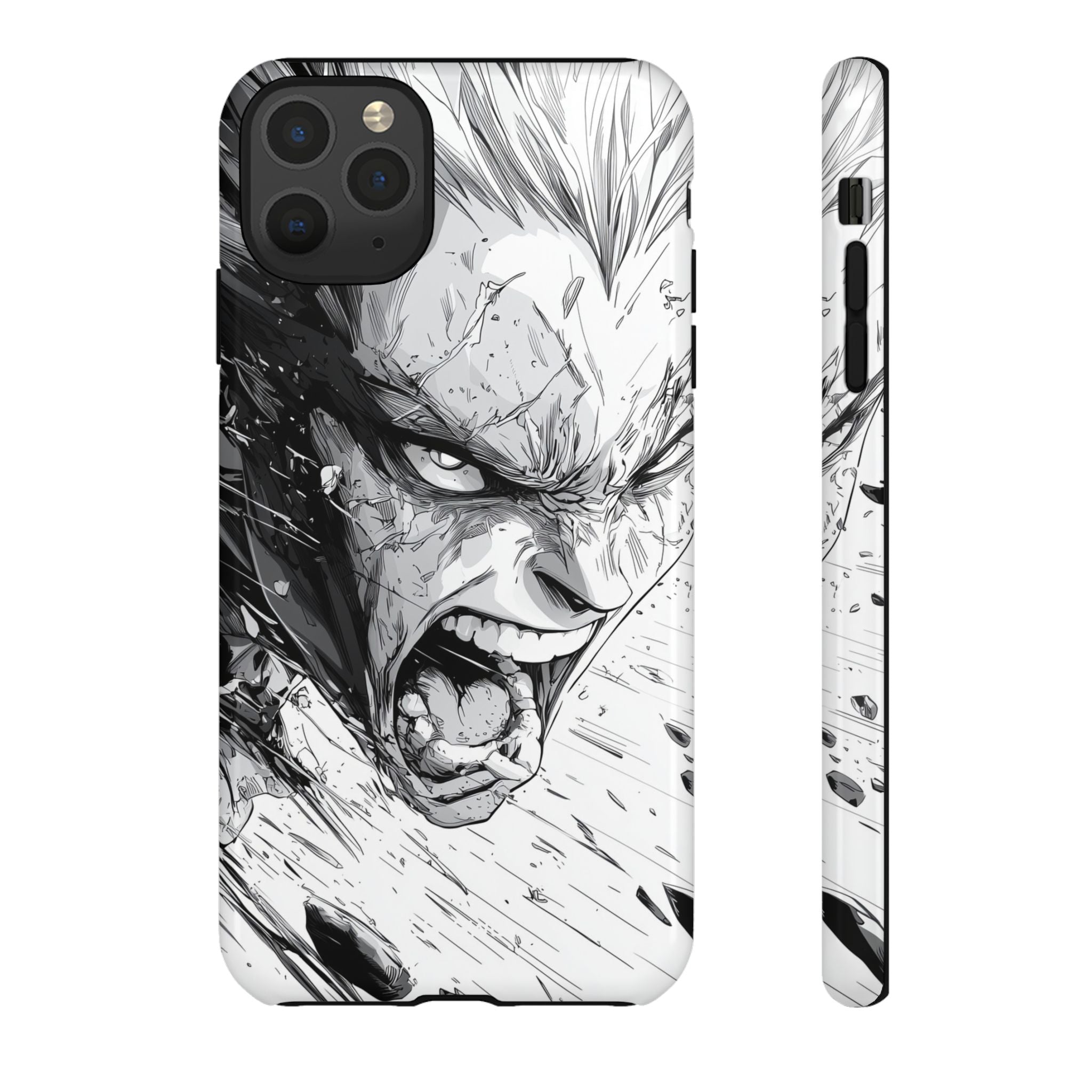 Fierce Emotion Erupts - iPhone Case