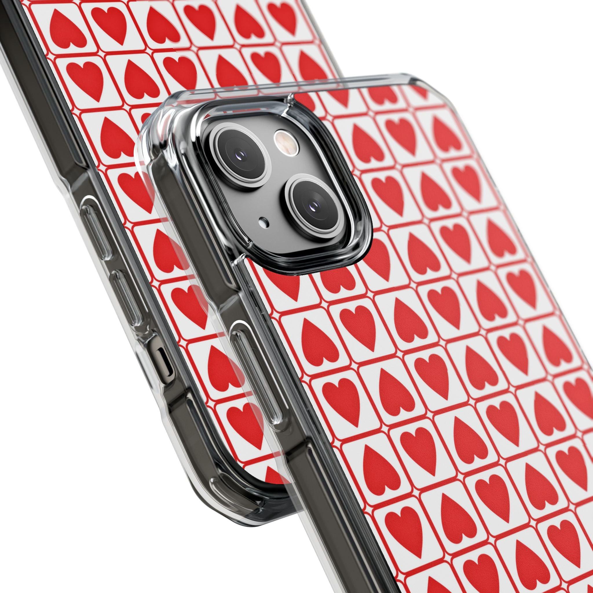 Hearts In Squares iPhone Case - Impact