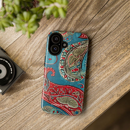 Vintage Paisley Elegance iPhone 16 - Tough Phone Case