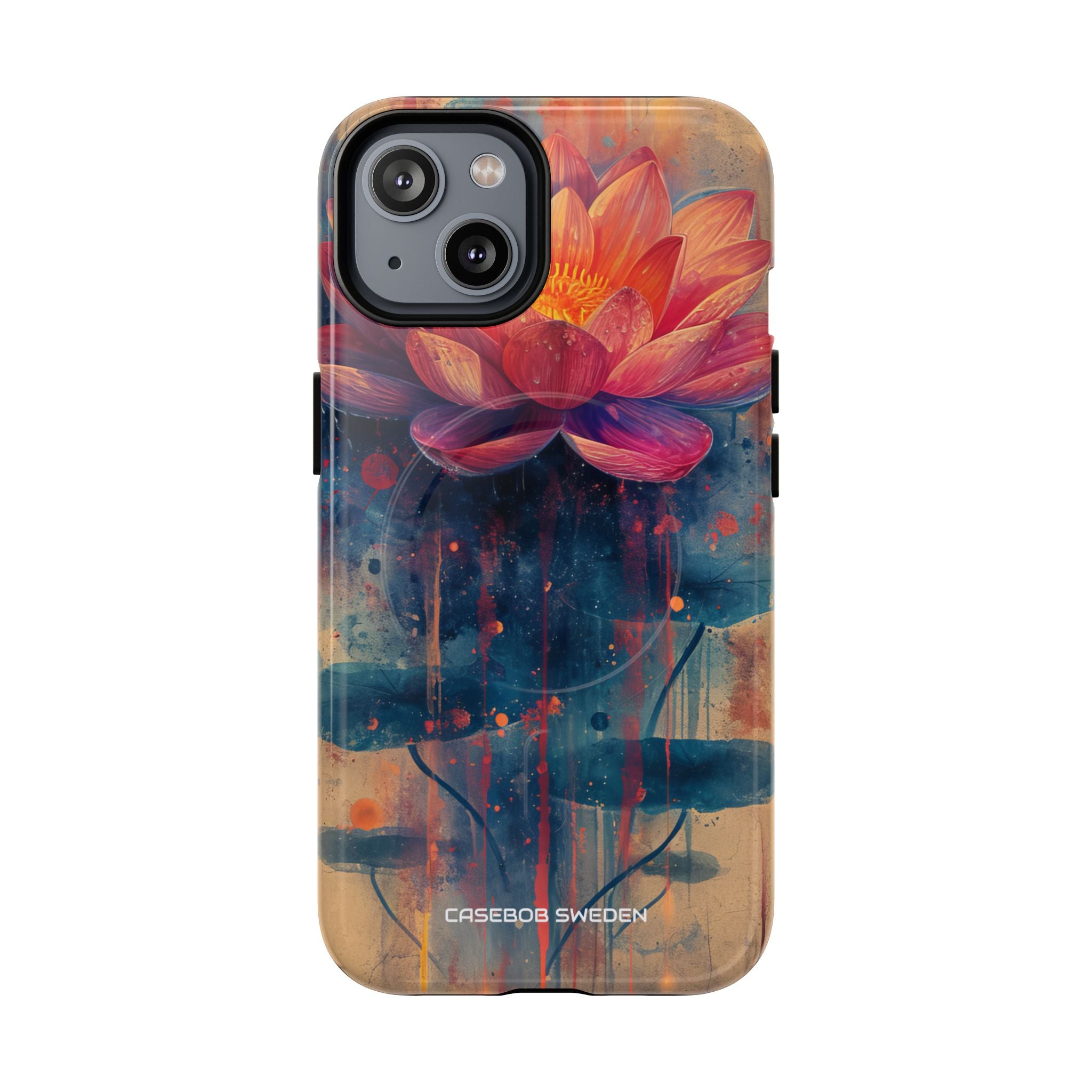 Lotus Blossom Art - Tough+ iPhone 14 Phone Case