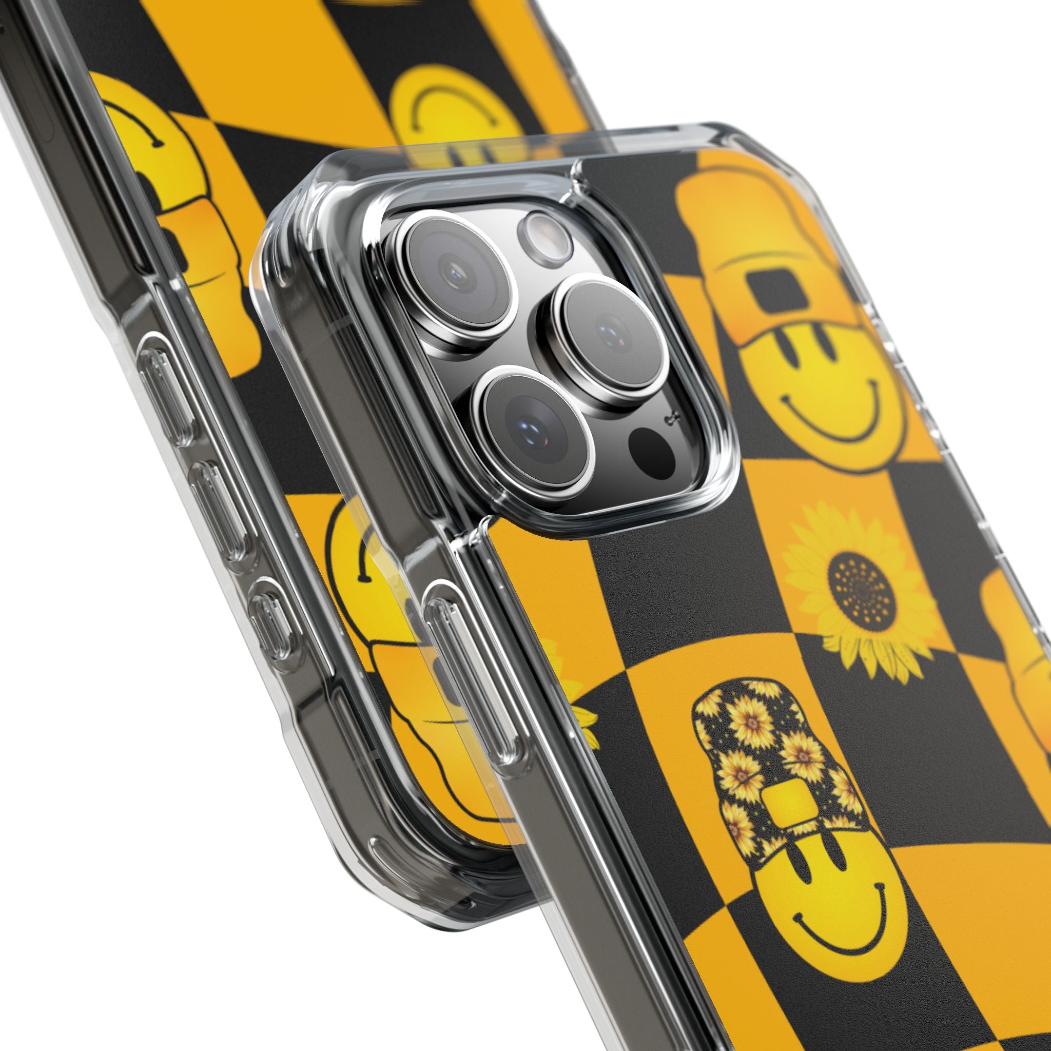 Joyful Checkered Smiles iPhone Case - Impact