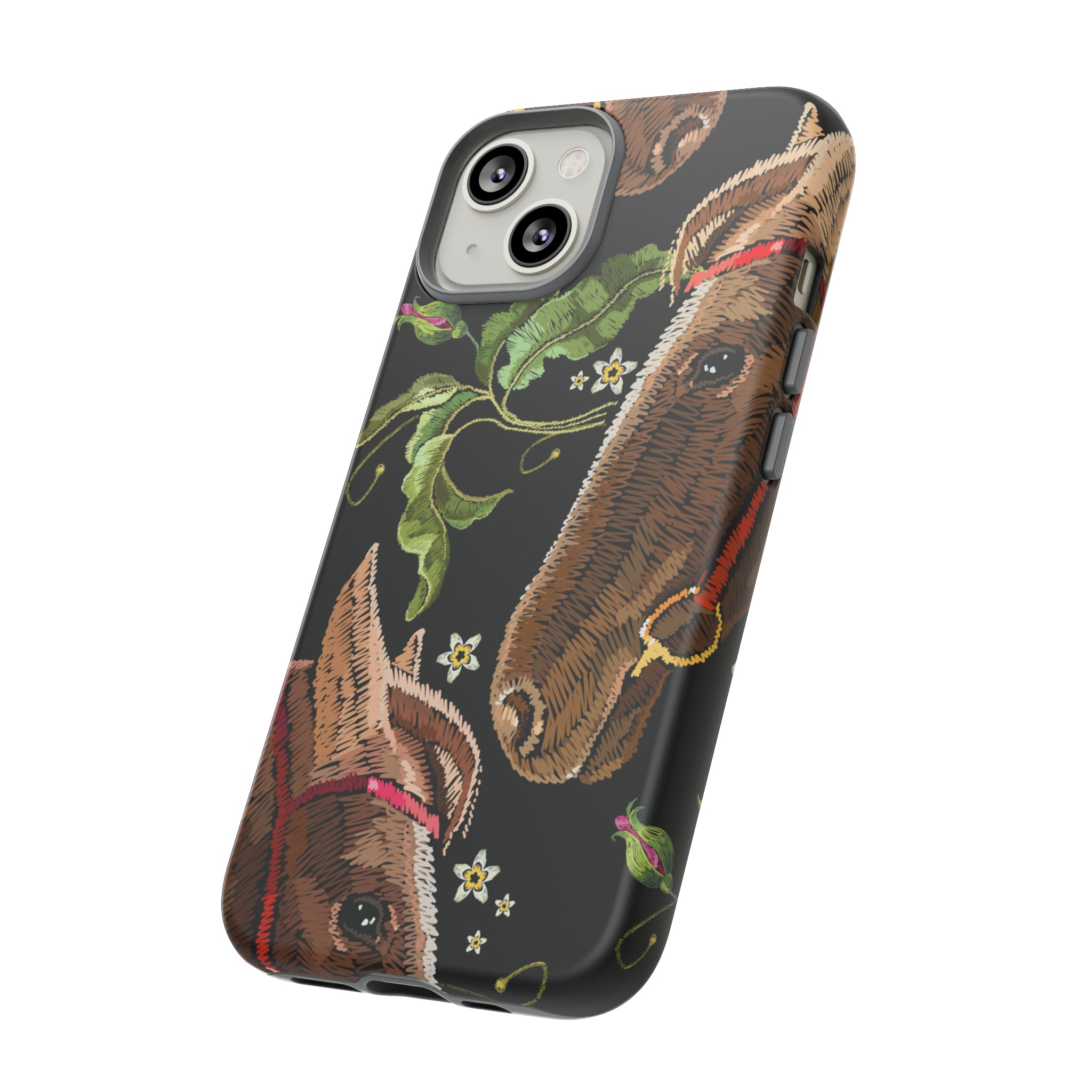 Horse Drawing - Protective Phone Case