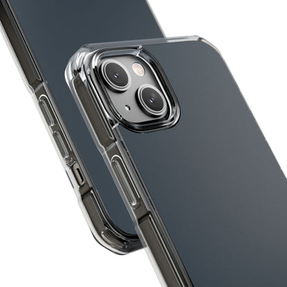 Charcoal Black - Clear Impact Case for iPhone