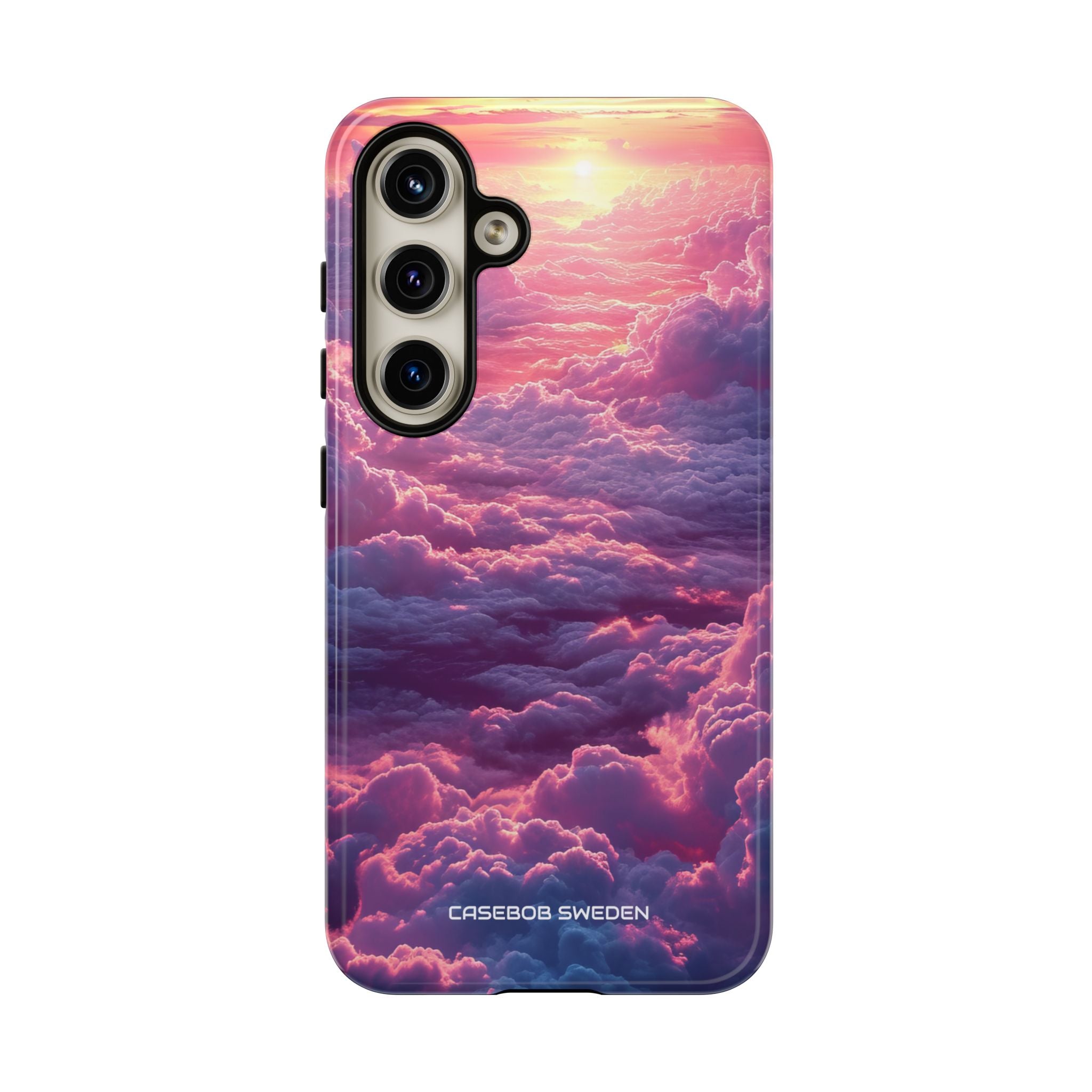 Pink Purple Clouds - Tough Samsung S24 Phone Case