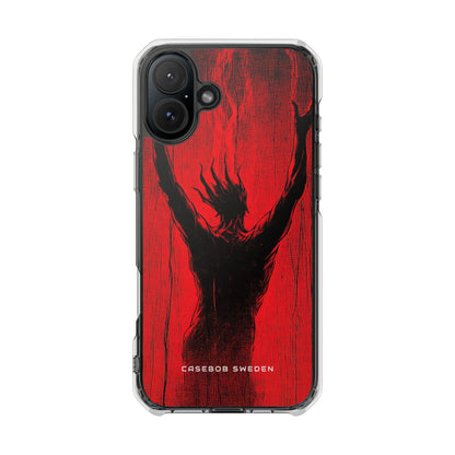 Crimson Despair iPhone 16 - Clear Impact Phone Case