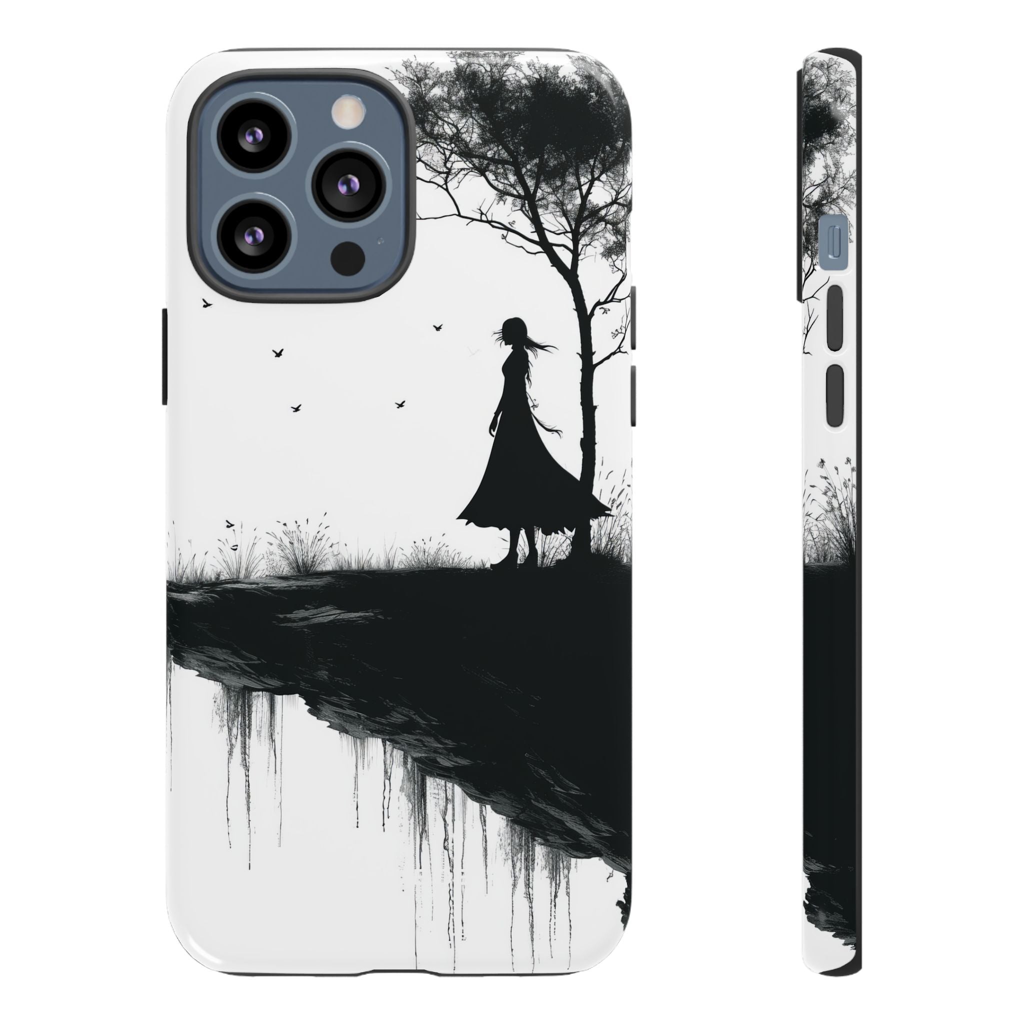 Cliffside Silhouette iPhone 13 Pro Max Case - Tough