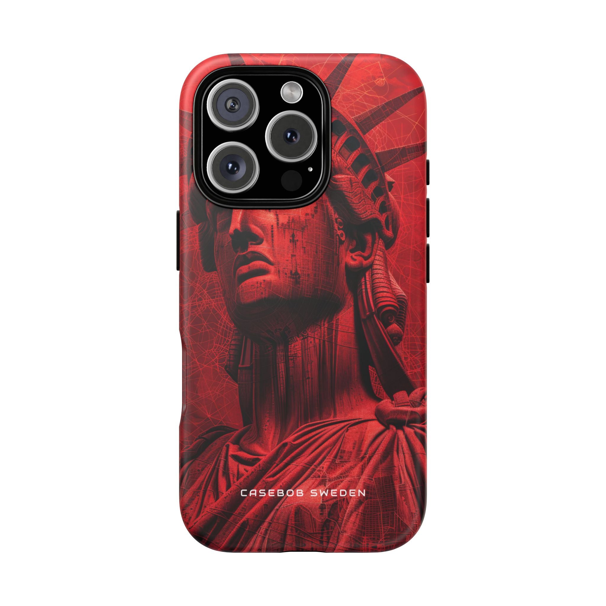 Zen Red Liberty Vision iPhone 16 - Robuste Handyhülle