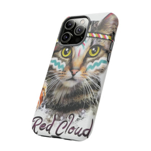 Red Cloud Cat - Protective Phone Case