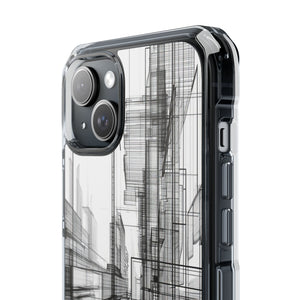 Architectural Maze – Handyhülle für iPhone (Clear Impact – Magnetisch)