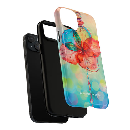 Ethereal Glass Flower iPhone 15 | Tough+ Phone Case