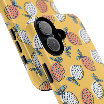 Lemons Dance Playfully - iPhone Case